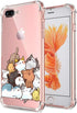 iPhone 7 Plus 8 Plus Case Cat Clear with Design Cute & Funny Cat Pattern Bumper Protective Case for Apple iPhone 7 Plus 8 Plus 5.5 Inch Gel Flexible TPU Silicone Shockproof Pet Pile Kitty Cats Cover