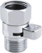 Shower Regulator Valve, APLusee Brass Shower Head Shut Off Control Valve, Water Flow Restrictor with On Off Switch, Chrome