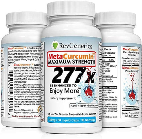 MetaCurcumin 277x Super Curcumin + TetraHydroCurcumin