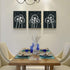 Canvas Wall Art For Living Room Family Wall Decor For Bedroom Kitchen Black And White Pictures Dandelion Flowers Painting Fashion Office Artwork 3 Pieces Framed Canvas Art Bathroom Home Decorations