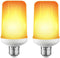 LED Flame Effect Fire E26 Light Bulbs,Creative with Flickering Emulation Lamps,Simulated Nature Fire in Antique Lantern Atmosphere for Holiday Hotel/ Bars/ Home Decoration Restaurants(2 pack)
