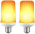 LED Flame Effect Fire E26 Light Bulbs,Creative with Flickering Emulation Lamps,Simulated Nature Fire in Antique Lantern Atmosphere for Holiday Hotel/ Bars/ Home Decoration Restaurants(2 pack)