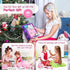 Kids Real Makeup Kit for Little Girls: with Pink Unicorn Bag - Real, Non Toxic, Washable Make Up Toy - Gift for Toddler Young Children Pretend Play Set Vanity for Ages 3 4 5 6 7 8 9 10 Years Old