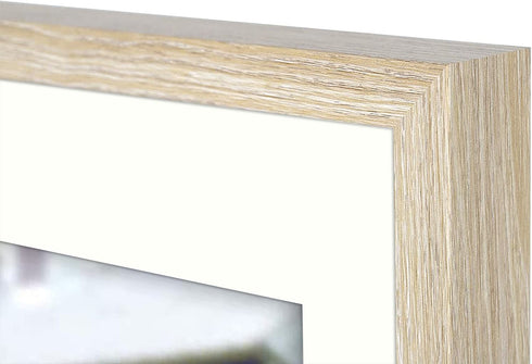 Golden State Art, 11x14 Picture/Shadowbox Frame - Ivory Mat for 8x10 Photo - Sawtooth Hangers for Wall Display - Great for Family Photos, Portraits, Baby Pictures (Beige)