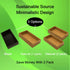 Bamboo Guest Towel Holder (9.75"x 5.50"x 2") Wooden Bathroom Napkin Tray Multipurpose Organizer & Accessory Drop Box - For Guest Bathroom, Dining Table, Kitchen Counter & Drawers