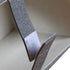 Stylish PU Leather Tissue Box Holder, Square Napkin Holder Pumping Paper Case Dispenser, Facial Tissue Holder with Magnetic Bottom for Home Office Car Automotive Decoration (Gray)