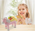 Unicorn Taco Holder Kids Plate, Pink Taco Stand Holds 2 Taco Shells for Fun Taco Tuesday Party