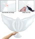Sumind 24 Pieces White Peace Dove Balloons White Memorial Balloons Dove Foil Balloons Pigeon Bird Balloons Ceremonies Party Decorations for Wedding Funeral Birthday Engagement Party
