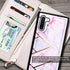 ELV Wallet Purse Case Designed for Samsung Galaxy Note 10 Case PU Leather Folio Flip Case with Credit Card Slots, Detachable Case and Back Stand