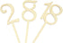 LepoHome 20pcs Table Numbers, 1 to 20 Wood Wedding Table Numbers with Sturdy Holder Base for Party Home Decoration