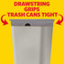 Glad Tall Kitchen Drawstring Trash Bags - OdorShield 13 Gallon Grey Trash Bag, Febreze Citrus and Zest - 40 Count
