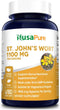 St. John's Wort 1100 mg per Serving. 180 Veggie Capsules (Vegetarian,Non-GMO & Gluten-Free) 1950 mcg Hypericin per Serving