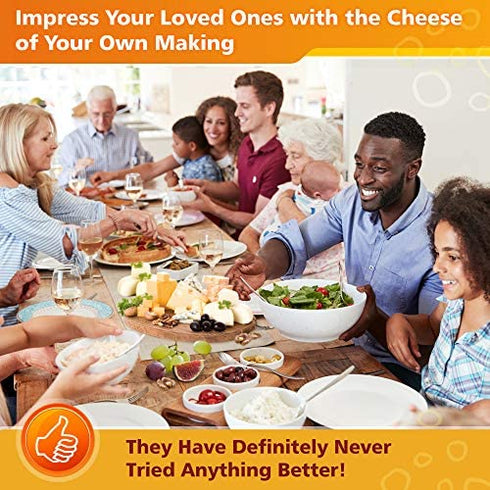 Cheese Mold with a Follower and Cheesecloth – Cheese Making Kit – Cheesemaking Supplies – Cheese Set for Press – Reusable Cheesecloth – 100% Cotton Cloth for Straining – Paneer Maker