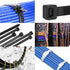 Cable Zip Ties Heavy Duty 26 Inch, Large Durable Adjustable Nylon Wire Ties,Tensile Strength 120 Pounds for Indoor and Outdoor UV Resistant, Plastic Tie Wraps Black & White (40 Pack)