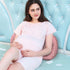 Pregnancy Pillow, Side Sleeper Maternity Belly Support Pillows Double Wedge for Both Bump and Back Best Pregnant Mom Gift