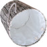 Jacone Stylish Tree Stump Shape Design Storage Basket Cotton Fabric Washable Cylindric Laundry Hamper with Rope Handles, Decorative and Convenient for Kids Bedroom