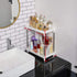 Bathroom Organizer Countertop, 2-Tire Skincare Organizers Vanity Tray Corner Shelf for Makeup Cosmetic Perfume, Multi-Functional Acrylic Organizer in Vanity Dresser Bathroom Kitchen Living Room etc.