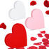 3 Pieces Valentine's Day Heart Wood Sign Heart Tray Decor Love Heart Shape Home Decor Freestanding Red Pink White Heart Table Decorations for Valentines Day Wedding Party