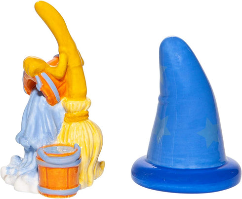 Enesco Disney Ceramics Sorcerer Hat and Broom Salt & Pepper
