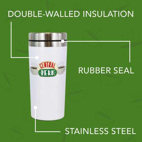 Friends Sitcom Show Central Perk Travel Coffee Cup