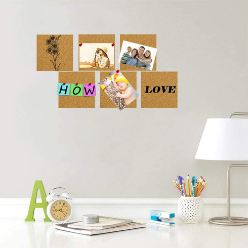 120Pcs Self Adhesive Cork Squares, MOTASOM 4 x 4 Inch Strong Cork Adhesive Sheets, Reusable Cork Board Cork Backing Sheets, Mini Wall Cork Tiles Mat for Coasters and DIY Crafts
