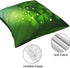 Throw Pillow Covers 20"X20", Happy Saint Patricks Day Clover Decorative Pillow Covers Set of 4