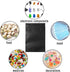 STUs 100 Pack Smell Proof Stand-Up Bags - 4 x 6 Inch Resealable Mylar Bags Foil Pouch Double-Sided Bag Matte Black