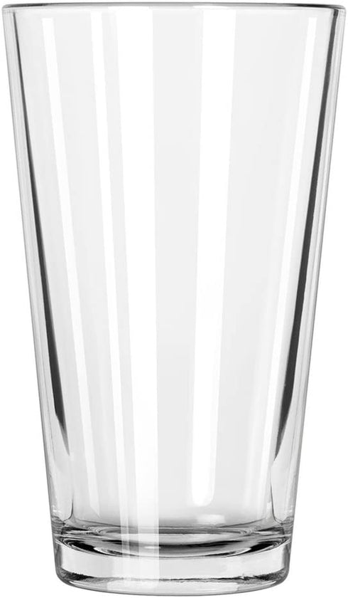 Libbey Pint Glass with DuraTuff Rim (1639HT), 16oz - Set of 4