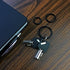 Flat Key Rings Key Chain Metal Split Ring 36pcs (Round 3/4 Inch, 1 Inch and 1.25 Inch Diameter), for Home Car Keys Organization, Lead Free Electroplated Black