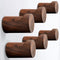 COCOYA 6Pack Wood Hooks for Wall, Minimalist Walnut Peg Easy to Install Natural Cute Mid Century Modern Small Simple Rustic Entryway Decor, for Hanging Hat Cap Backpack Bag Coat