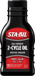 STA-BIL Full Synthetic 2-Cycle Oil - With Fuel Stabilizer For Up To 12 Months Protection - 5 Gallon Multi-Mix - 50:1/40:1 Mix Ratios - Low Smoke Formula, 2.6 fl. oz. (22403)