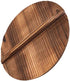 Cabilock Wood Wok Lid Cover Wooden Lid Kitchen Tool for Cooking Cast Iron Wok Pot Cover 31x31x1.6cm