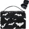 9CH Goth Travel Makeup Bag - Bats Cosmetic Bags Large Make up Organizer Portable Toiletry Bags Train Cases for Women and Girls for Cosmetics