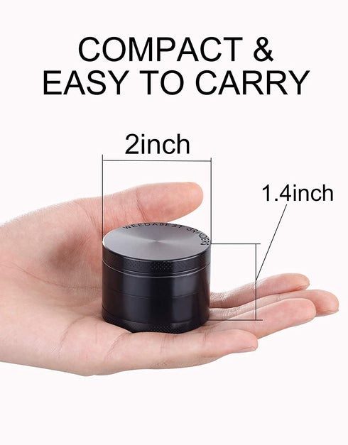 Spice Grinder - Rainbow, 2inch