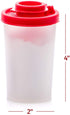 Salt and Pepper Shakers Moisture Proof Set of 2 Large Salt Shaker to go Camping Picnic Outdoors Kitchen Lunch Boxes Travel Spice Set Clear with Black Lids Plastic Airtight Spice Jar Dispenser