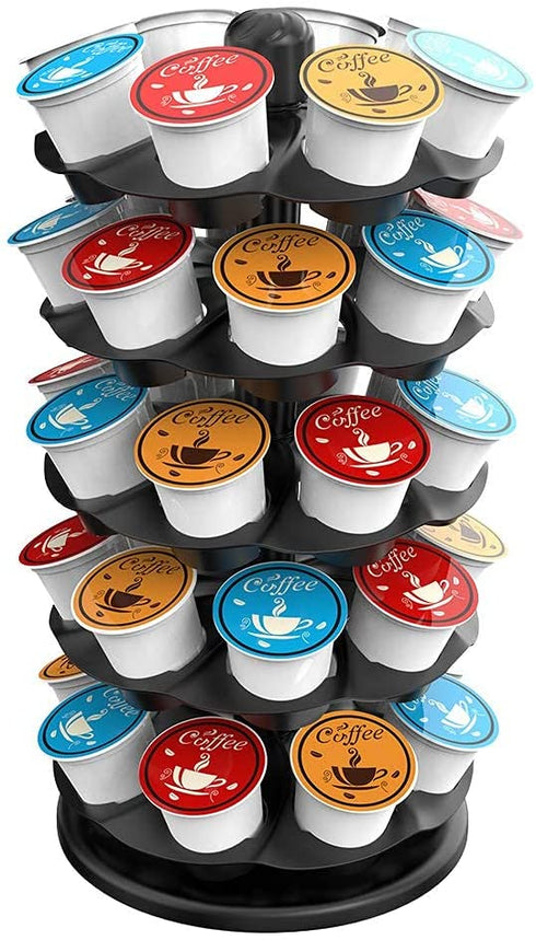 EVERIE Coffee Pod Carousel Holder Organizer Compatible with 40 Keurig K Cup Pods, KRS4005