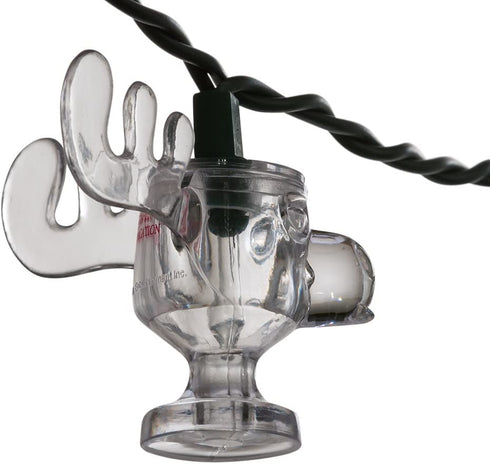 National Lampoon's Christmas Vacation Kurt Adler UL 10-Light Wally World Moose Mug Light Set