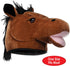 Plush Horse Head Hat Party Accessory (1 count) (1/Pkg)