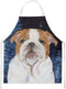 Caroline's Treasures SS8447APRON Starry Night English Bulldog Apron Polyester Cloth Adult Bib Styled Washable Kitchen Apron, Large, Multicolor