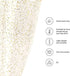 Plastic Champagne Glasses | 32 Pack | Gold Glitter Disposable Flutes in Bulk, Perfect for Parties, Wedding, Mimosa, Valentines Day, Brunch, and Bachelorette Party, Toasting Flutes