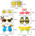 Novelty Party Sunglasses Creative Funny Hawaiian Themed Tropical Glasses Party Eyewear Beach Photo Booth Props Eyeglasses