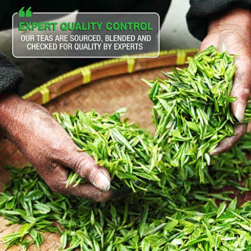 Tipson Organic Turmeric Caffeine Free Herbal Tea - Organic Peppermint and Cloves - 25 Foil Enveloped Double Chambered Bags - Keto/Paleo - Basilur