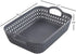 Morcte Small Storage Basket, Plastic Mesh Organizer Basket (Grey, Set of 6)