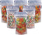 Belinlen 100 Pack 5.5 x 10 Inch Stand Up Pouch Bags Zipper Mylar Bags Clear Front with Aluminum Foil Back Reusable Food Storage Bags for Multipurpose with Gusset Bottom(5.5mil Thickness)