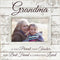 Malden International Designs Sun Washed Words Grandma Cream Distressed Picture Frame, 4x6, Cream