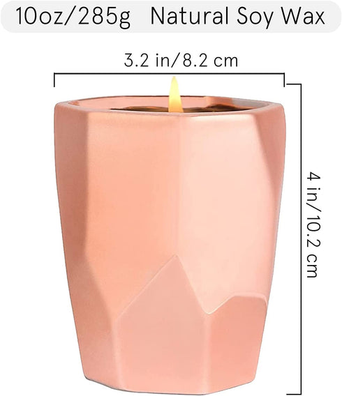 LA JOLIE MUSE Jasmine & Ylang Ylang Scented Candle, Aromatherapy Candle Gift, Candles Gifts for Women, Candle for Relaxation, 80 Hours Long Burning, 10 Oz