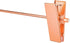 Jetdio Metal Heavy Duty Pants Skirt Slack Hangers,Trousers Hangers with Two Adjustable Non Slip Clips Hanger Rack Swivel Hook, 12 Pack, Copper Gold