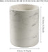 Kitchen Utensil Holder Utensil Crock for Countertop, Sturdy Resin Utility Spoon Caddy Flatware Chopstick Canister Utensil Organizer and Storage for Kitchen Home and Office, Weight: 1.2 kg; Diameter 6.6x5.6 Inch(H&W)-White