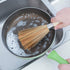 DOITOOL 2 pcs Wok Cleaning Whisk Dish Pan Scrubbing Bamboo Wood Brushes Multipurpose Handle Cleaner Brush for Home Restaurant Kitchen