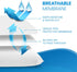 Everlasting Comfort Waterproof Pillow Protectors Standard Size, 2-Pack - Zippered Design to Prevent Bedbugs, Dust Mites and Allergens - Hypoallergenic Pillow Case Cover - Set of 2, White